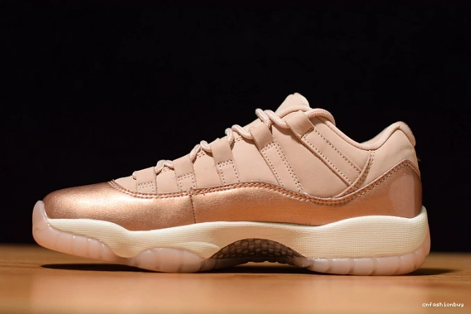 Rose AH7860-105 Air Jordan Low GS 11 Gold 0822
